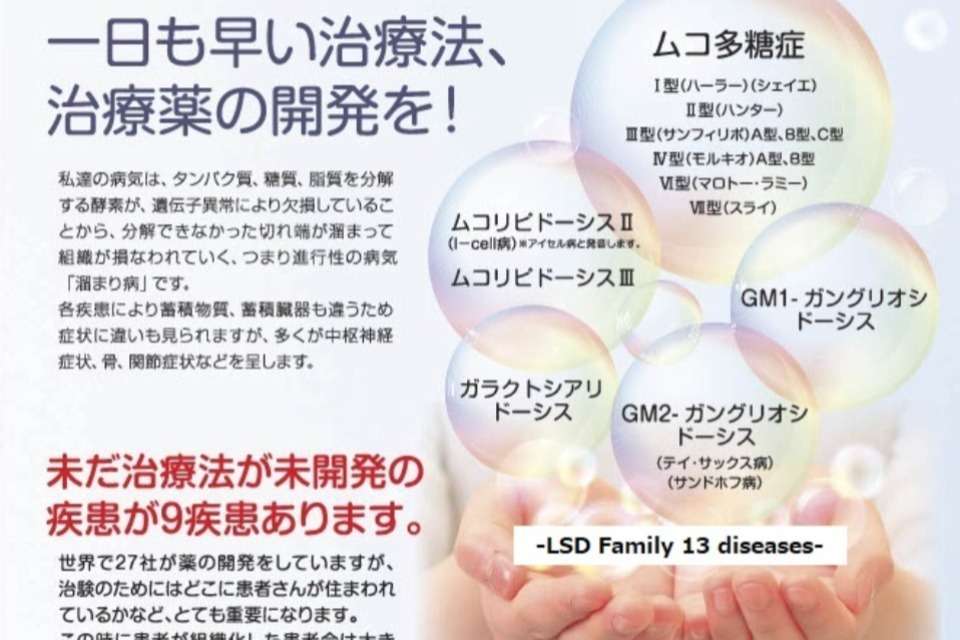 日本ムコ多糖症患者家族の会の画像