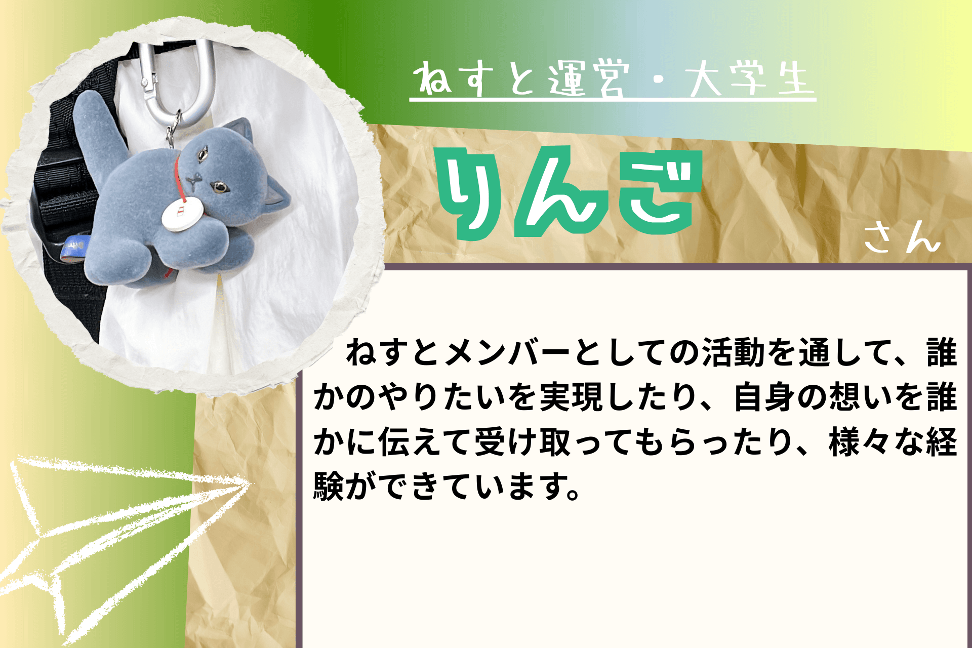 【あと１９日！】応援メッセージ⑩（大学生　りんごさま）のメインビジュアル