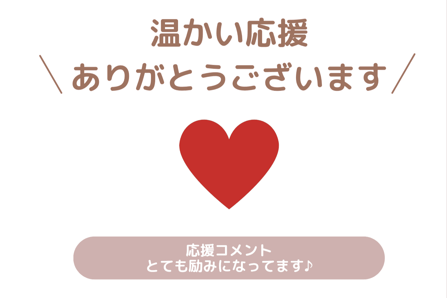 23人の方に応援いただきました！のメインビジュアル