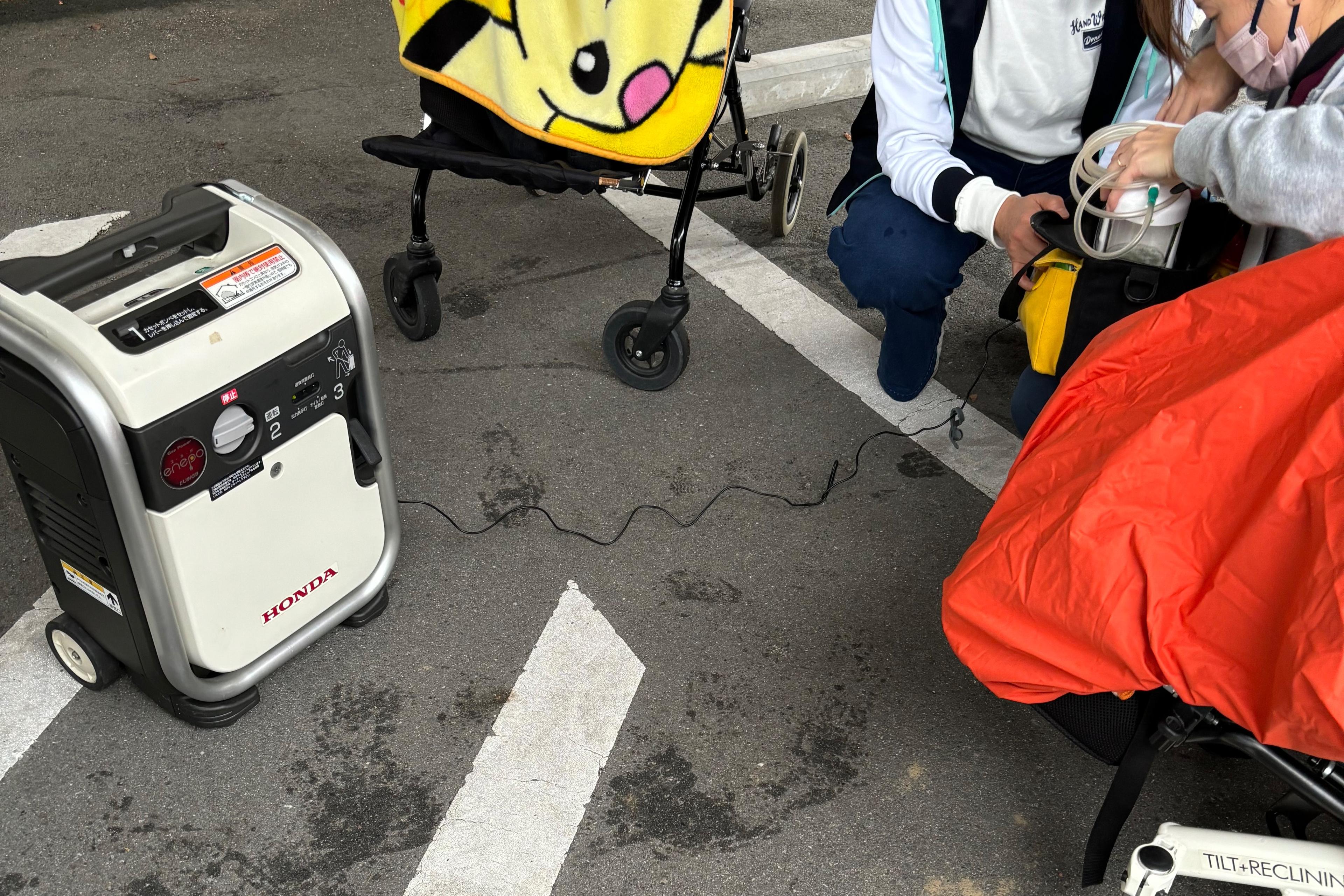 避難訓練の様子！のメインビジュアル
