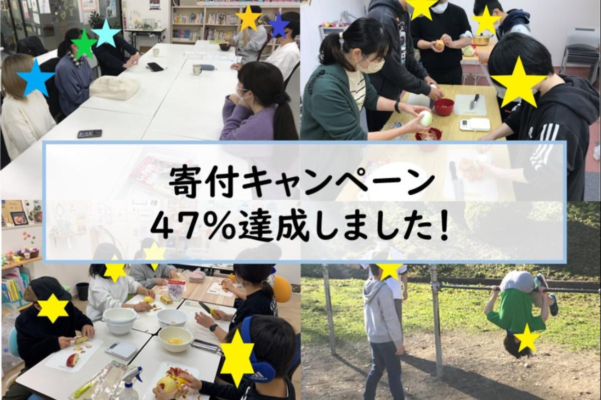 【寄付キャンペーン47％達成しました！】 Main Visual