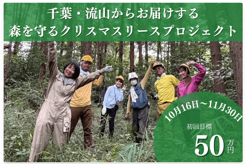 残り7日！森マモプロジェクト40日目のメインビジュアル