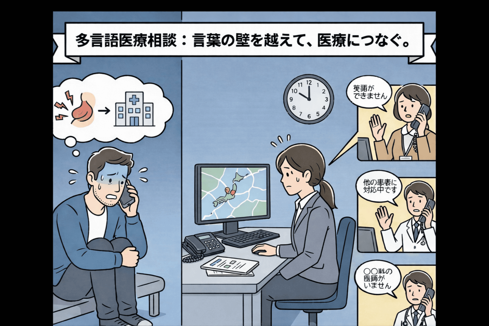 「救急で診てほしい」のメインビジュアル