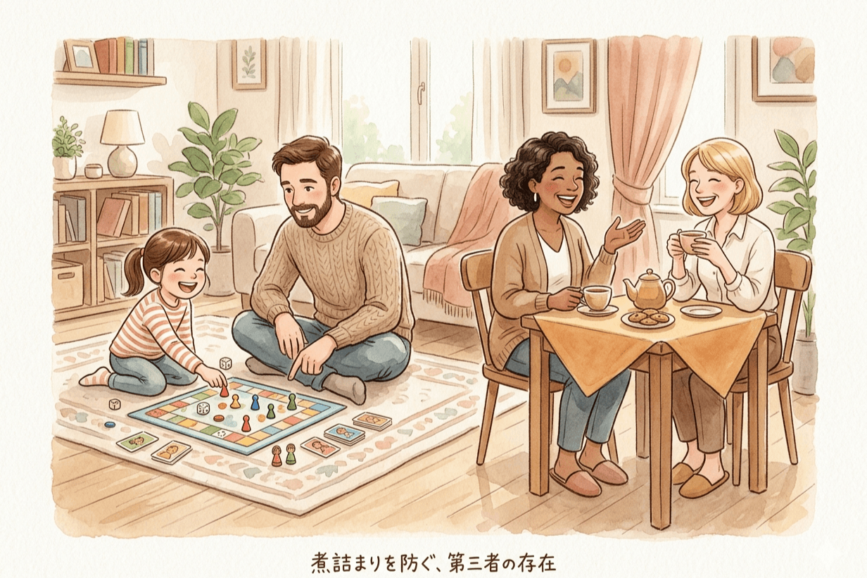 誰かがそこにいるだけで、自分を取り戻し、心にゆとりが生まれるのメインビジュアル