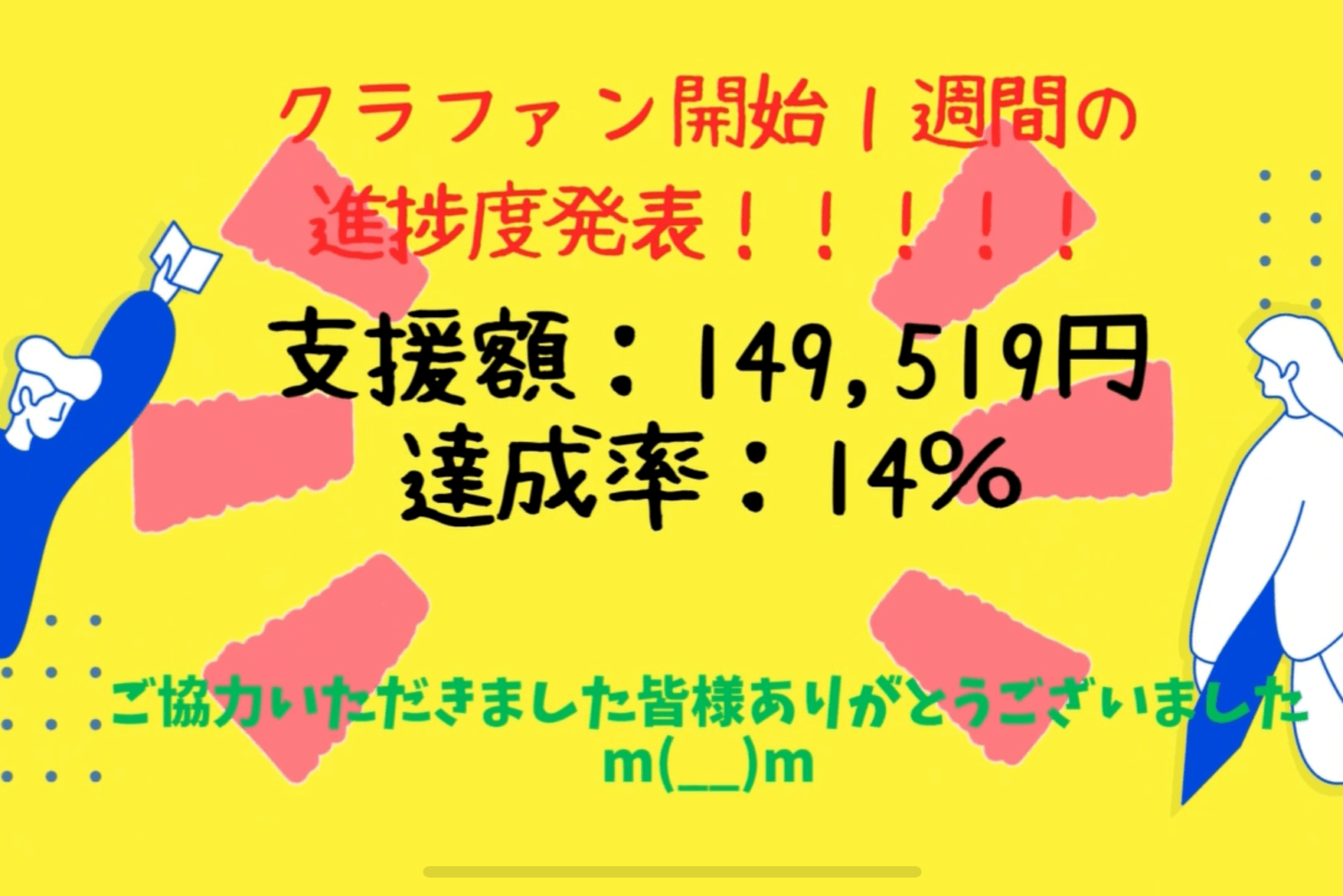 バースデードネーションを始めて1週間が経ちました！のメインビジュアル