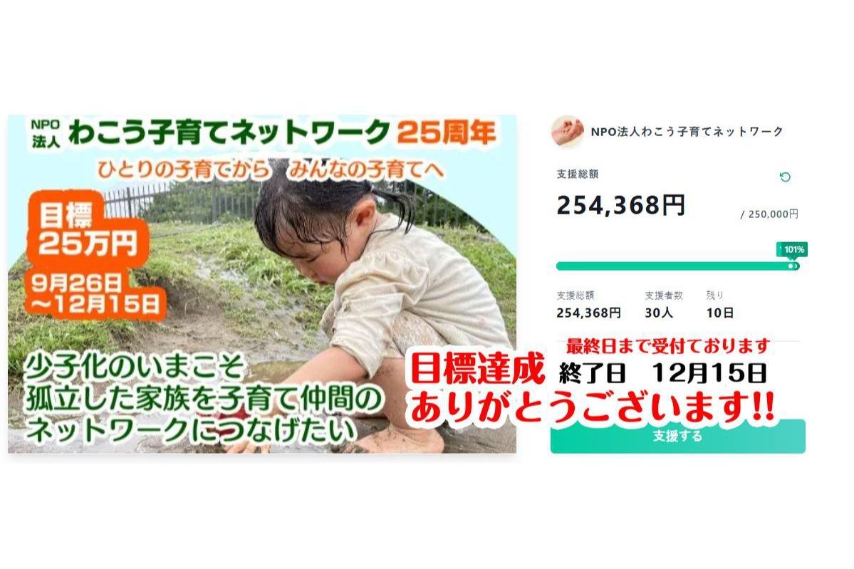 目標達成のお礼を申し上げます。のメインビジュアル