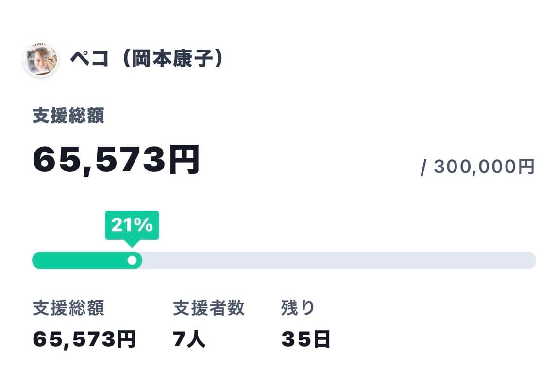 クラファン挑戦中!4/27の経過報告のメインビジュアル