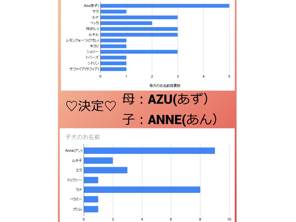 母子のお名前決定しました♡のメインビジュアル