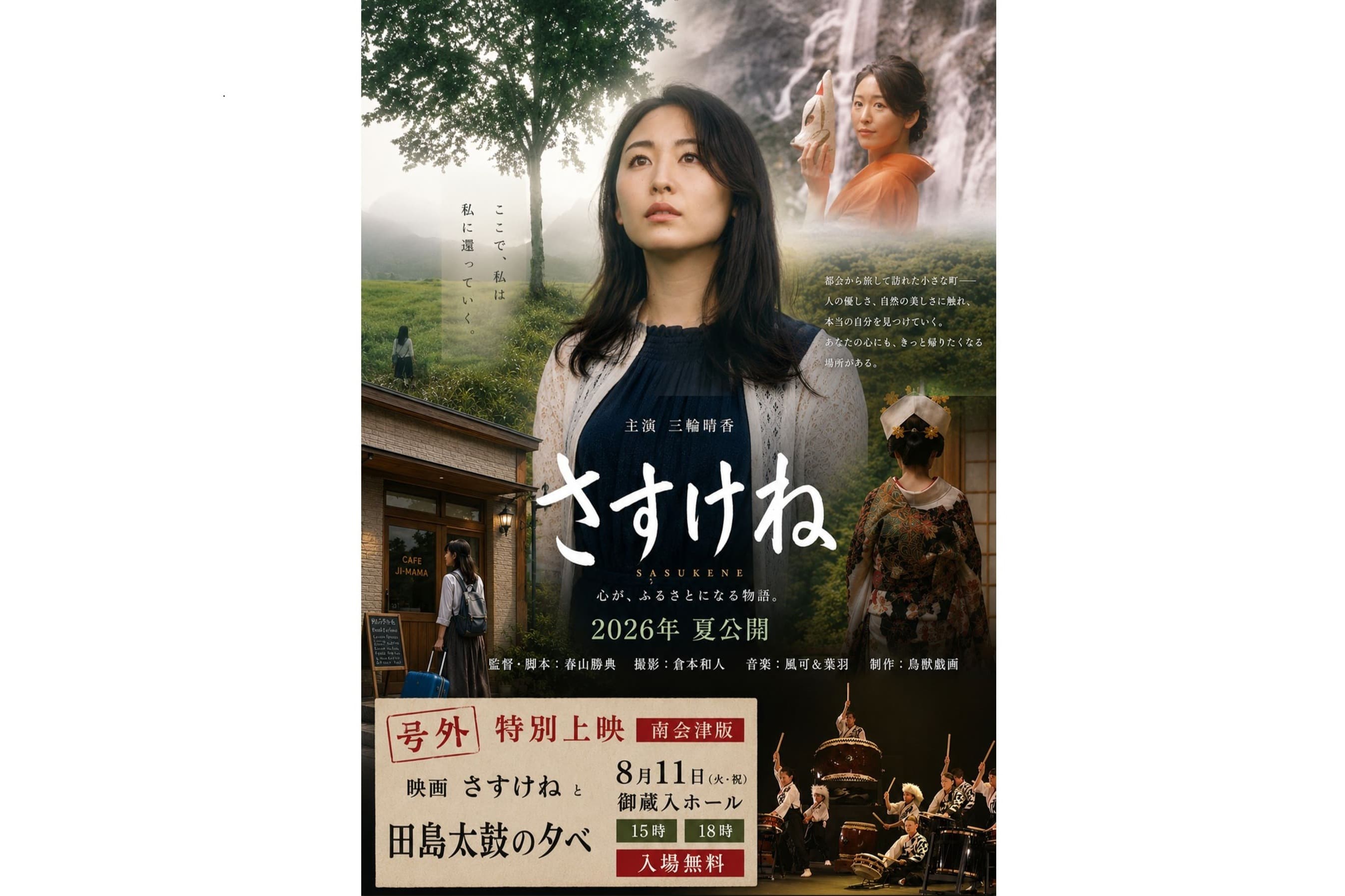 緊急公開 映画 さすけね(8/11)のメインビジュアル