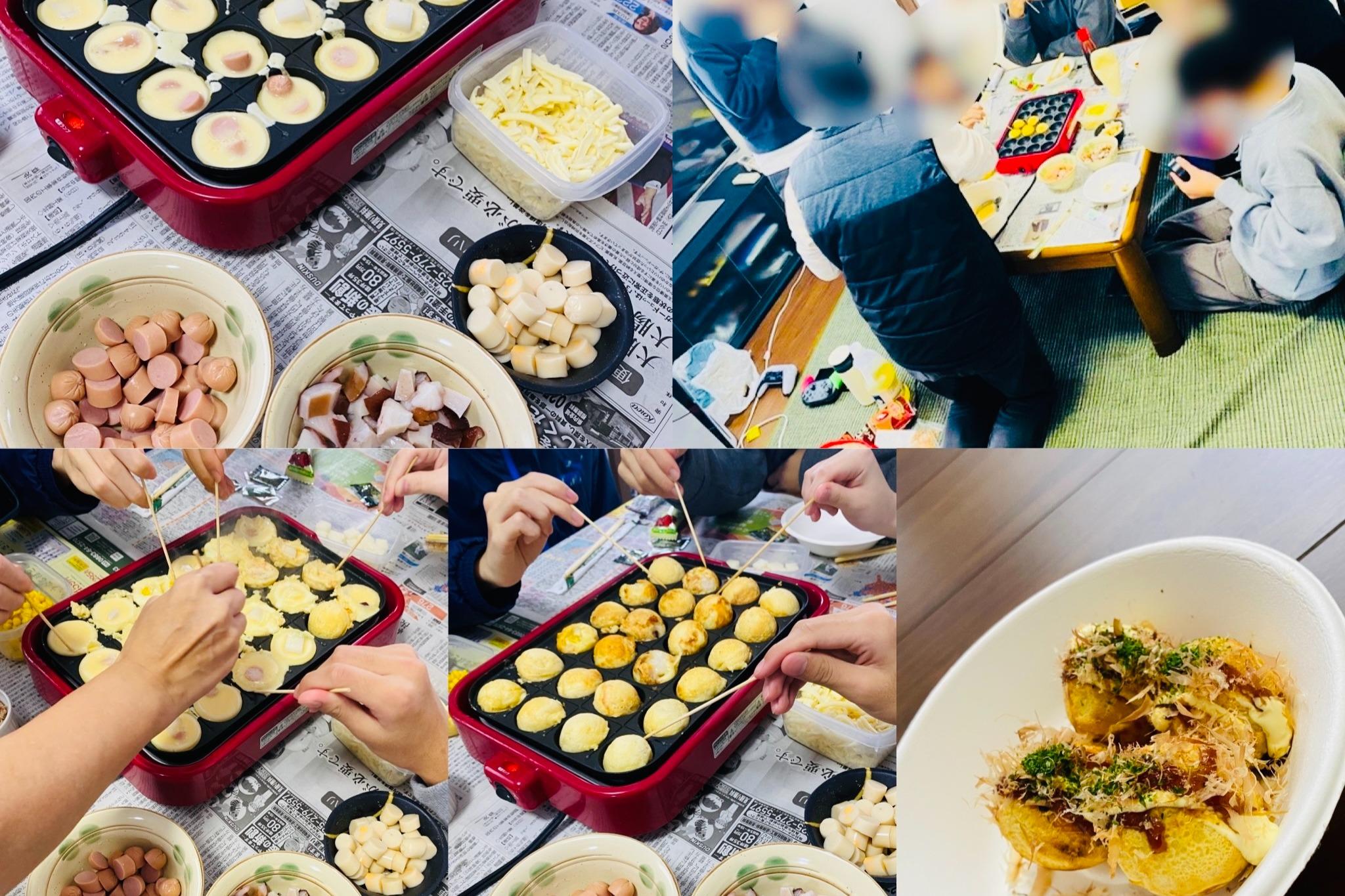 皆でたこ焼きパーティー開催しました！！のメインビジュアル