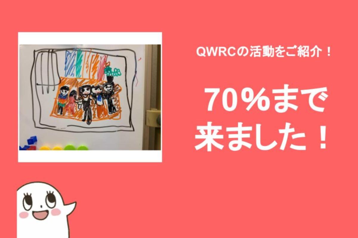 目標の70％まで来ました！のメインビジュアル