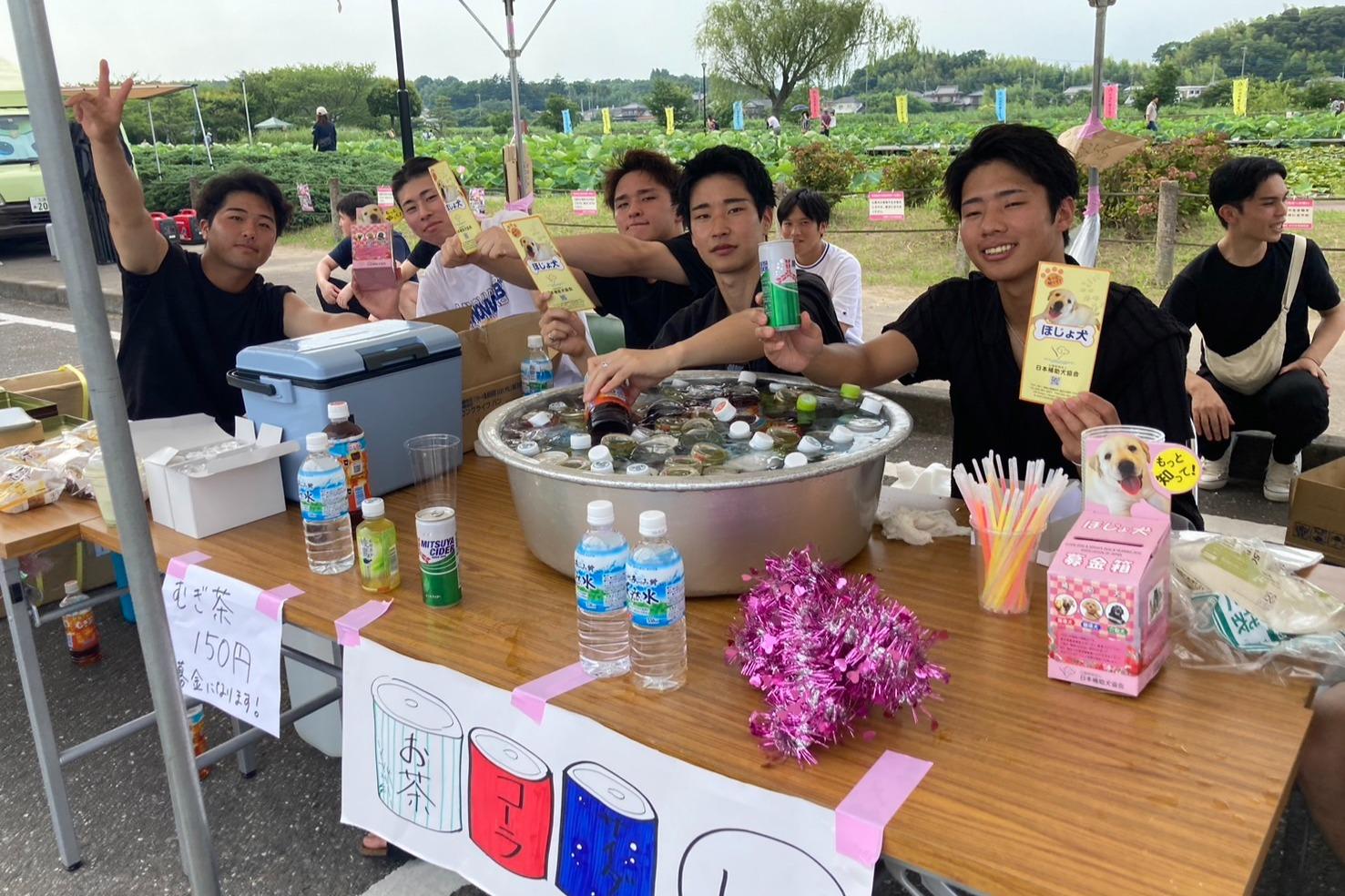 日本ウェルネススポーツ大学の学生のアンプティサッカー2023日本代表秋葉海斗選手も募金活動をしてくださいました！のメインビジュアル