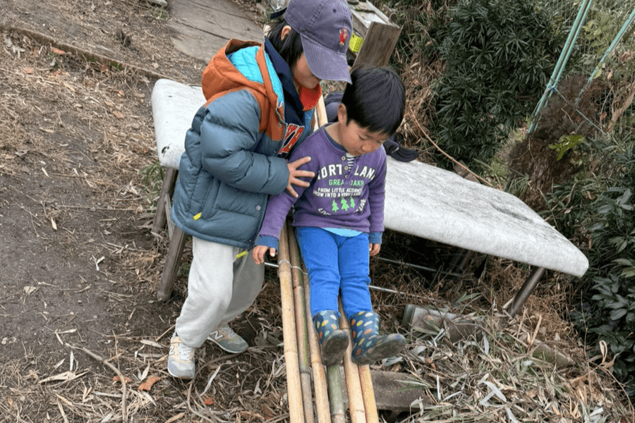 すべり台も子どもたちが自作しますのメインビジュアル