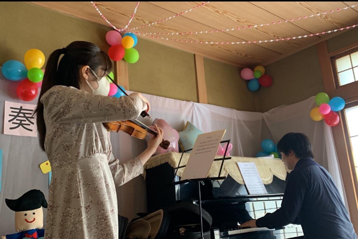 福島県福島市こどもカフェたまごでのカフェ・コンサート♪のメインビジュアル