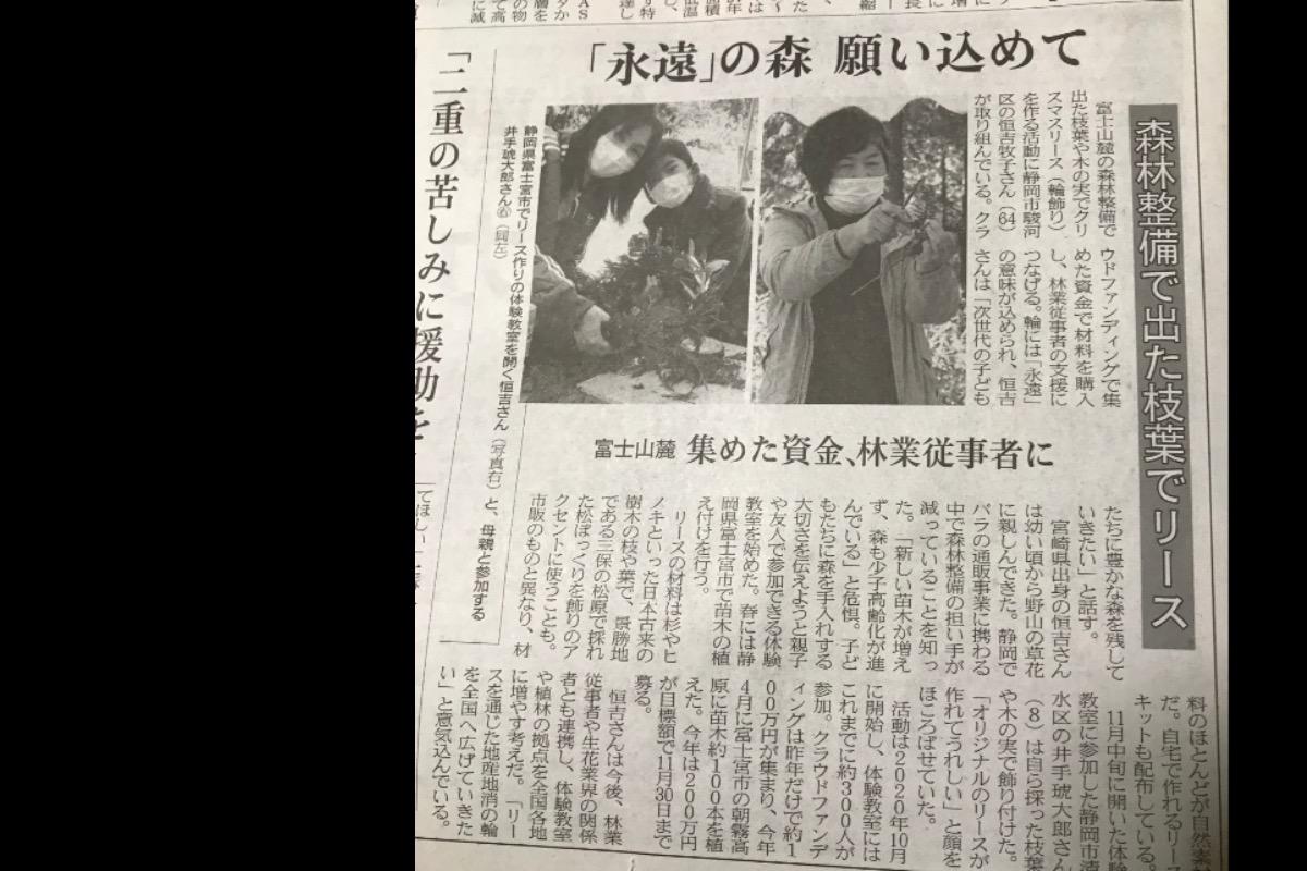 日経新聞に掲載されました！！のメインビジュアル
