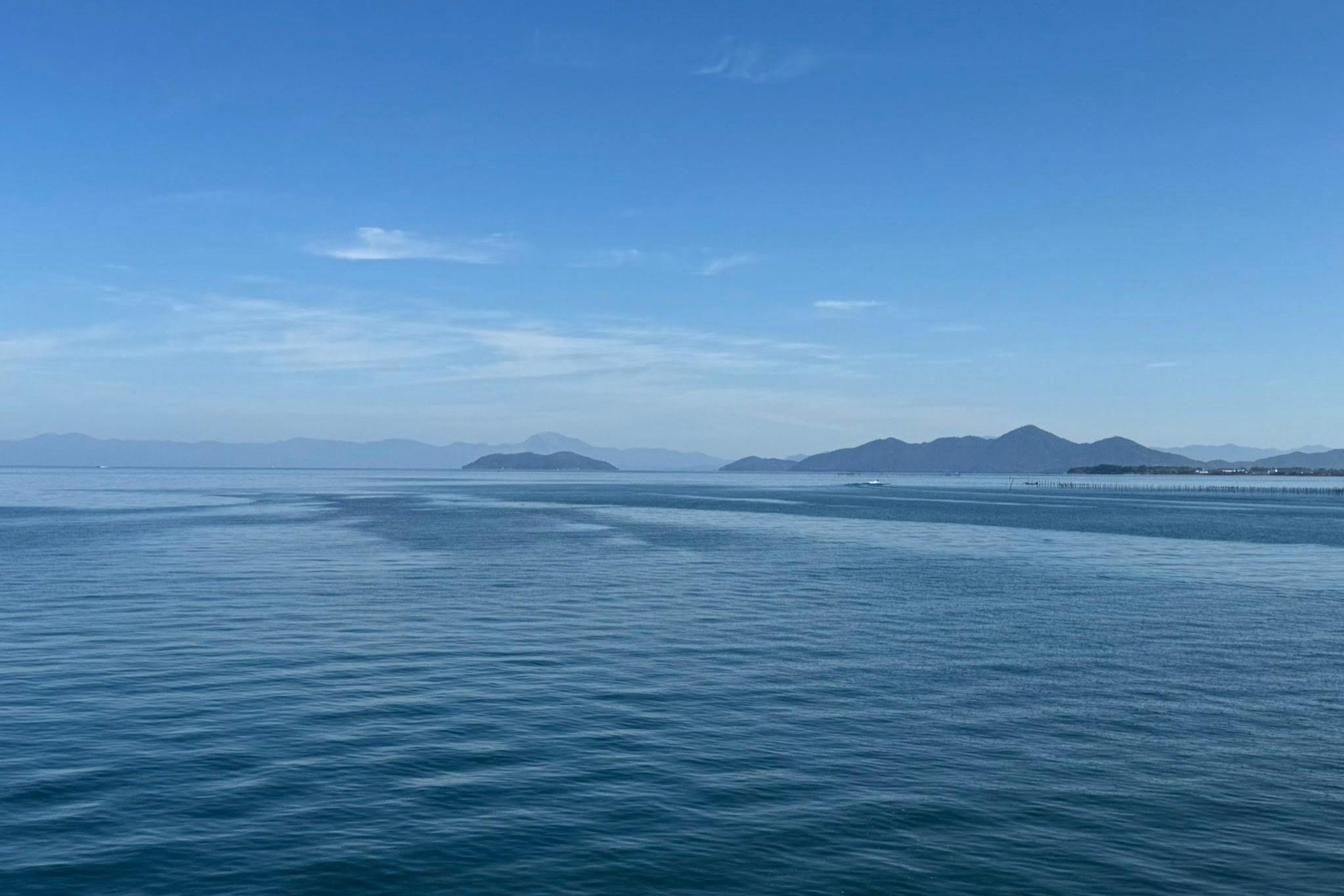 琵琶湖の上からのメインビジュアル