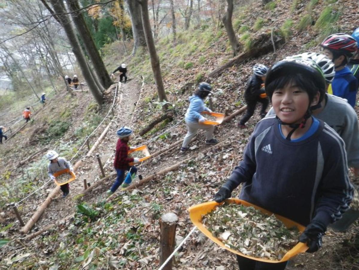 学校林の整備・活用を子どもたちと一緒に！信州フォレストワークのメインビジュアル