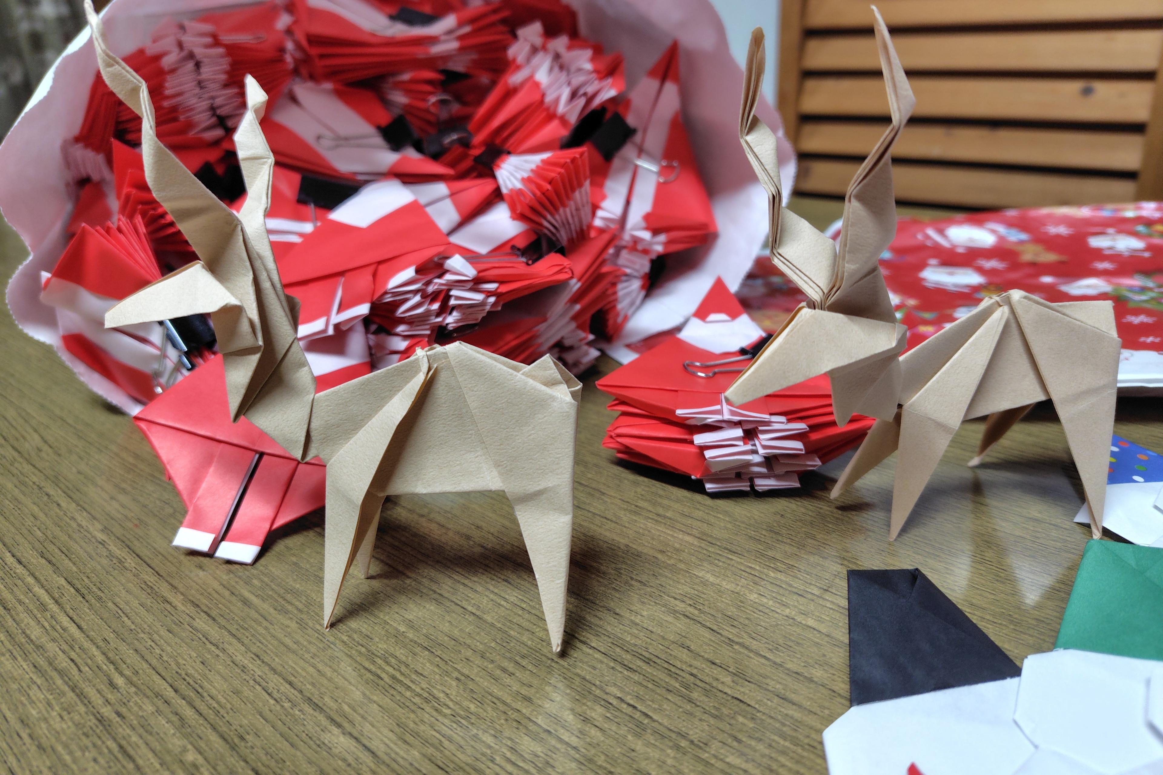 🎄サンタの折り紙500枚作成完了！ 🎄のメインビジュアル