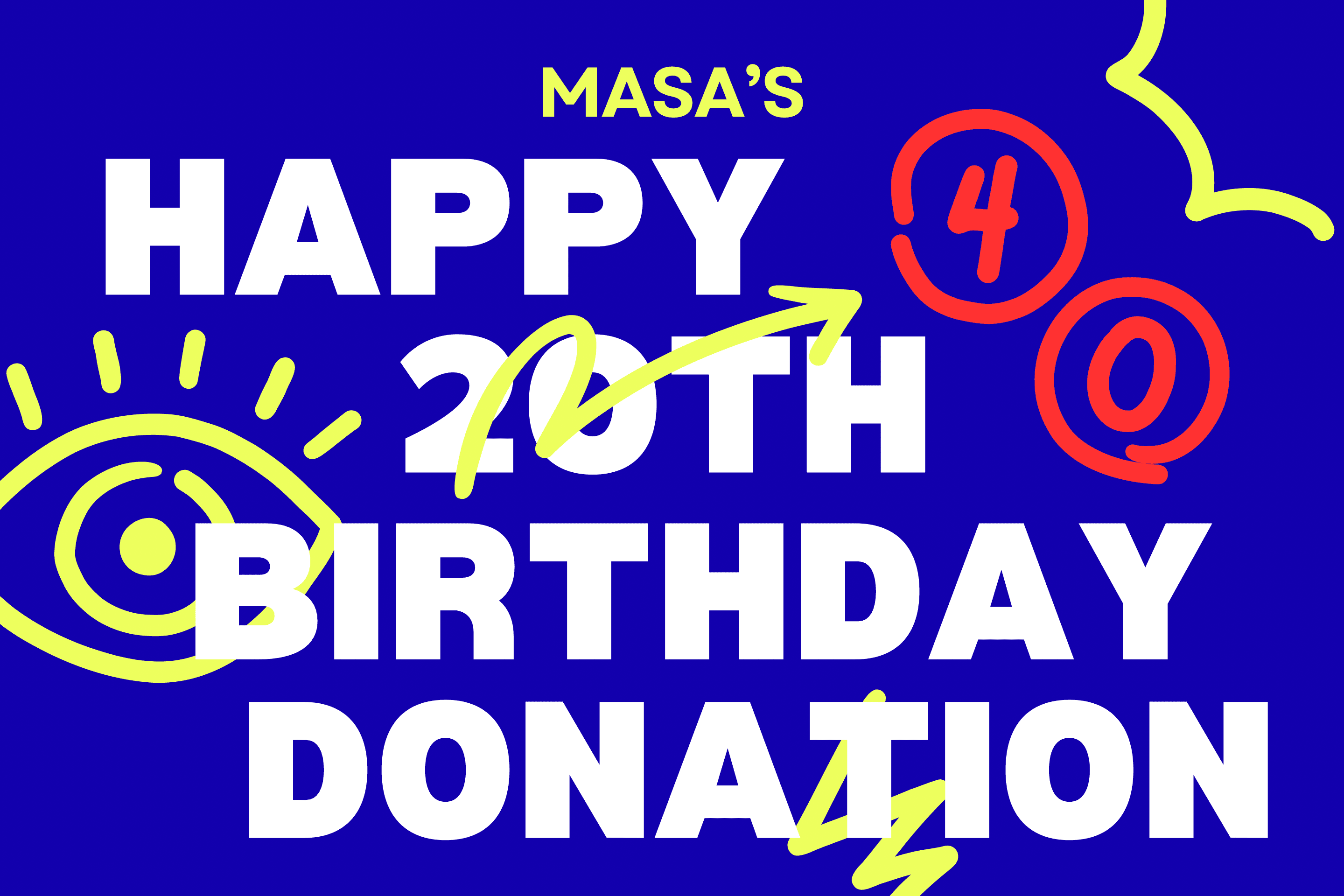 Masa’s Bday Donation/重松雅治のバースデードネーションの画像