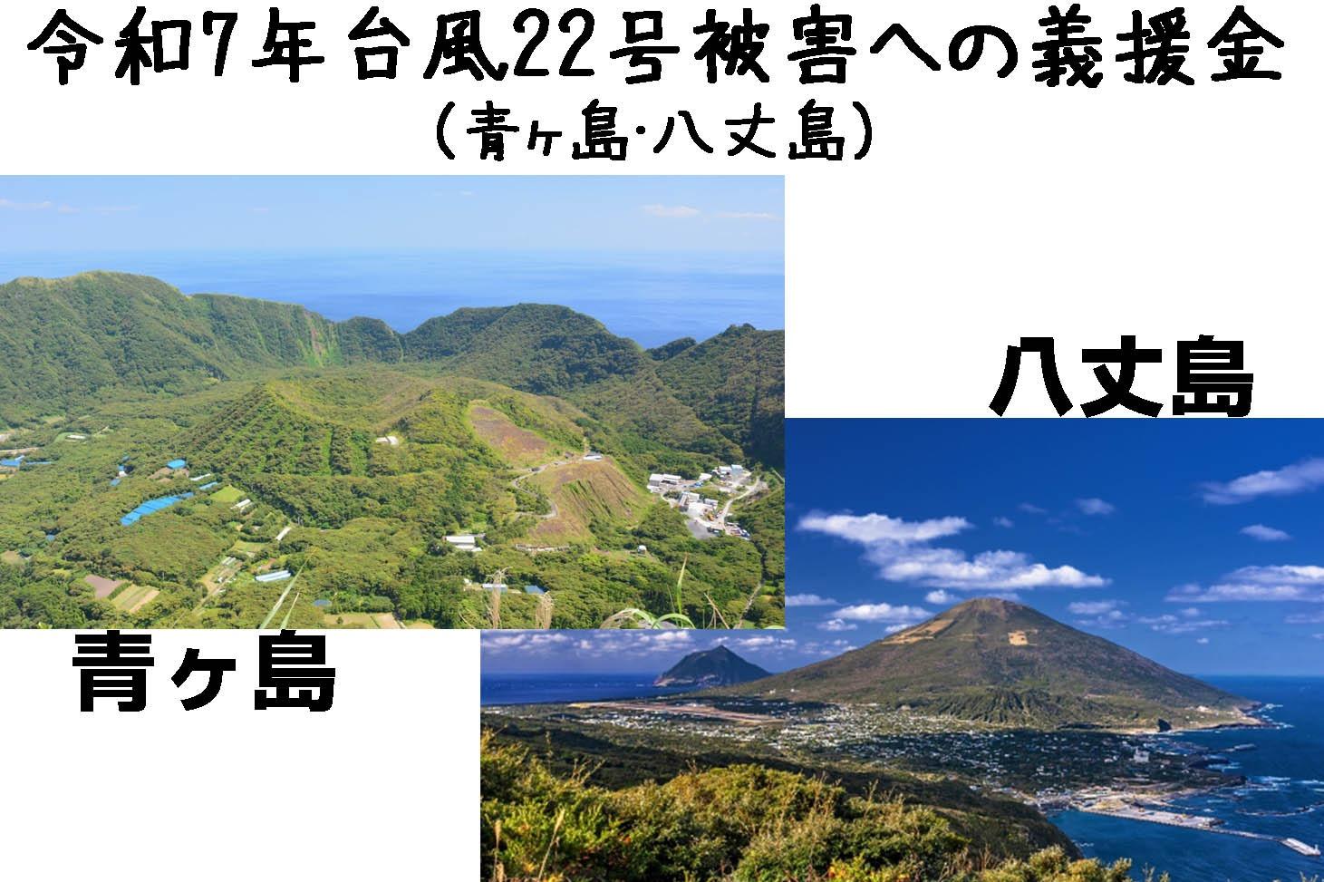青ヶ島・八丈島の台風22号被害に対する義捐金を募集しますの画像