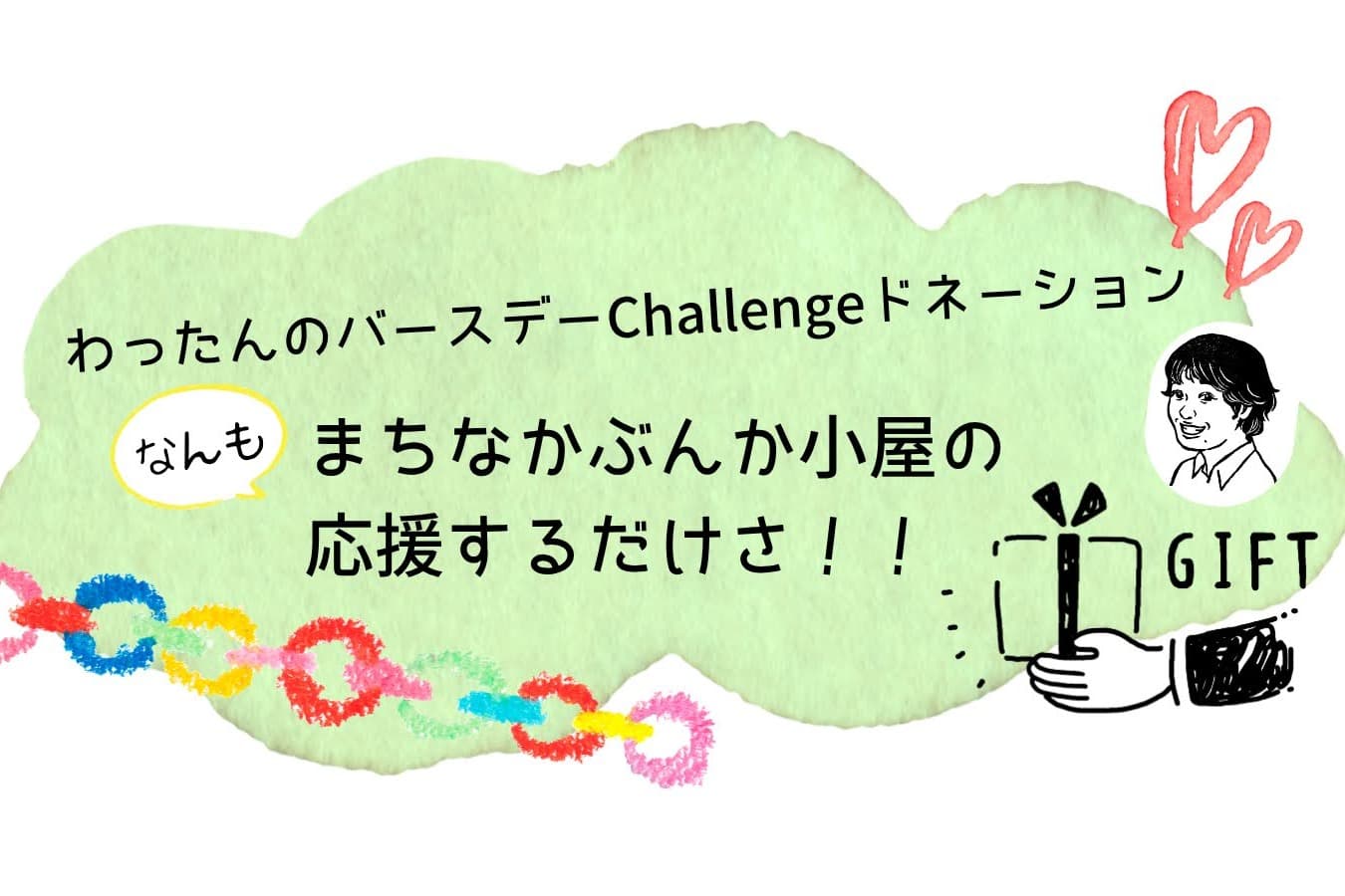 わったんのバースデーChallengeドネーションの画像