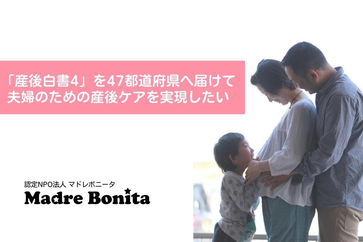 「産後白書4」を47都道府県へ届けて、夫婦のための産後ケアを実現したいの画像