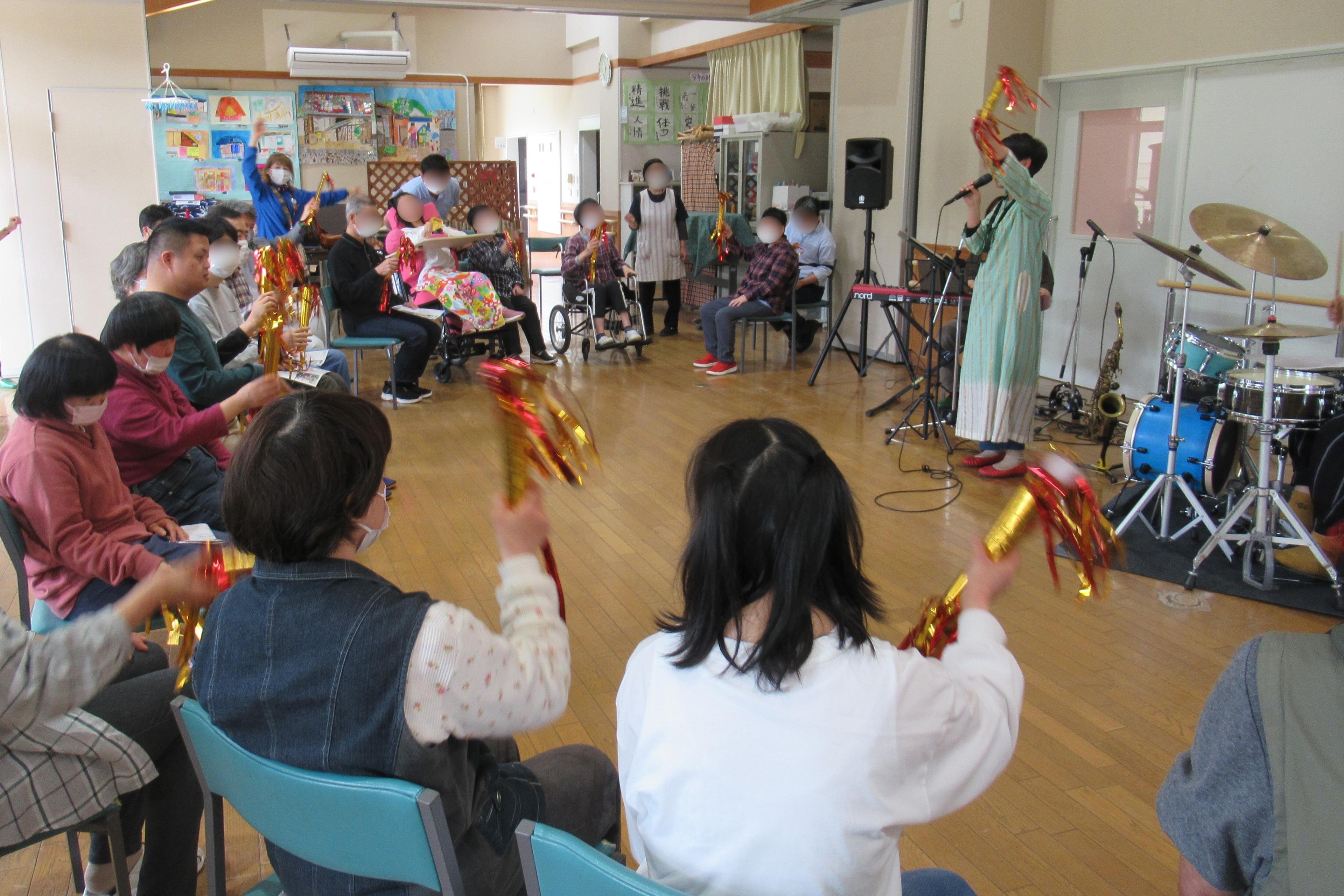 障がい者施設で音楽会を開催開！の画像