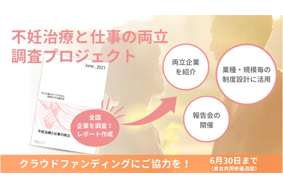 不妊治療と仕事が両立できる社会へ【全国企業調査プロジェクト】の画像
