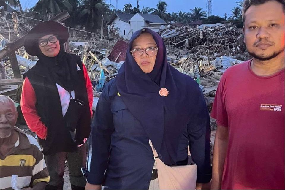 2025年11月のインドネシア・アチェ州における洪水被害の被災者支援のメインビジュアル