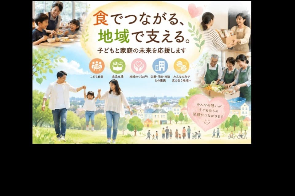 食のセーフティネットで未来をつなぐフードコミュニティのメインビジュアル