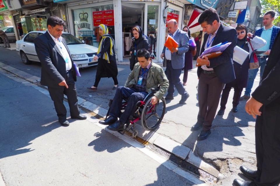 イランのバリアフリー支援事業のメインビジュアル