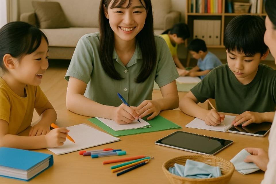 子どもの居場所と学習支援事業のメインビジュアル
