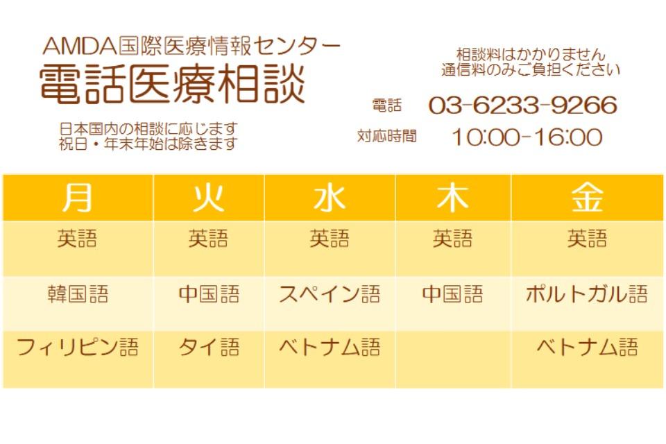 多言語電話医療相談のメインビジュアル