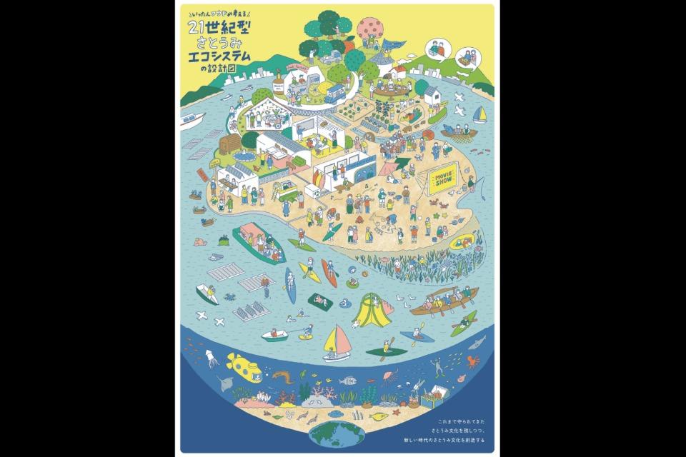 さとうみエコシステムの実現 〜えたじま未来の海づくり大作戦の将来像〜のメインビジュアル