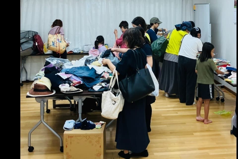物資配布会のメインビジュアル