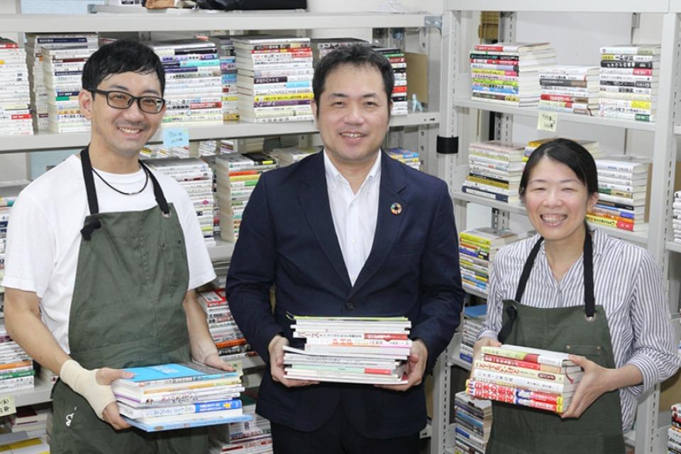 本の再利用で障がい者就労支援「ジョブボン」のメインビジュアル