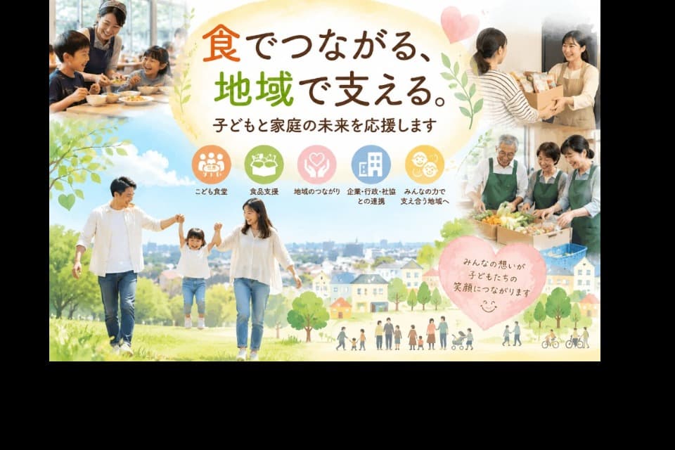 食のセーフティネットで未来をつなぐフードコミュニティのメインビジュアル