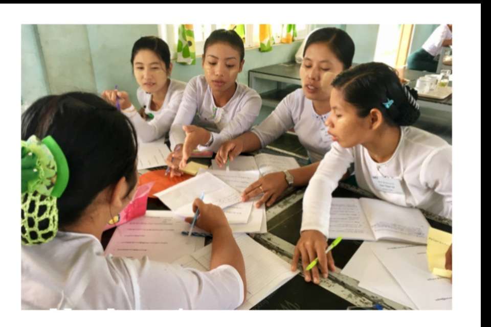 ミャンマー　教師育成・公衆衛生強化のメインビジュアル