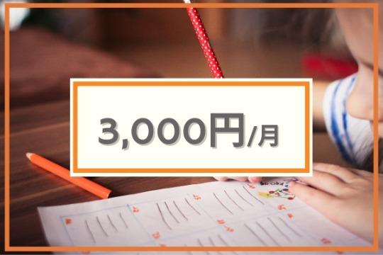 子ども1人1ヶ月の学びを支援 3,000円/月の画像