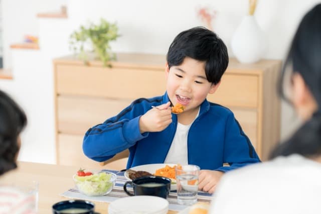 子ども1人分の軽食・食事支援の画像