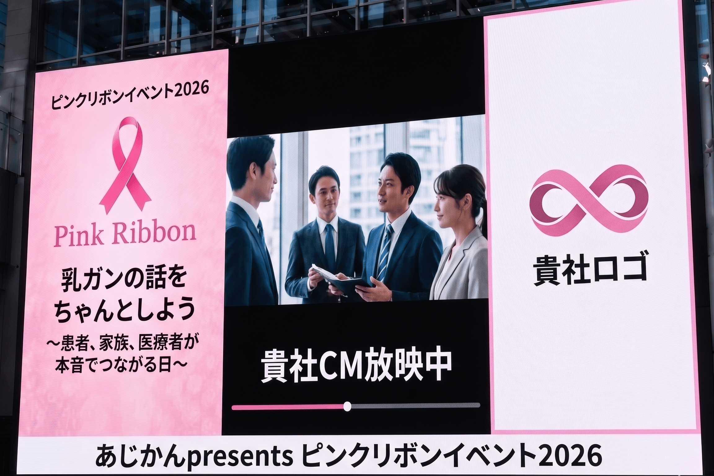 大型ビジョン放映50,000円の画像