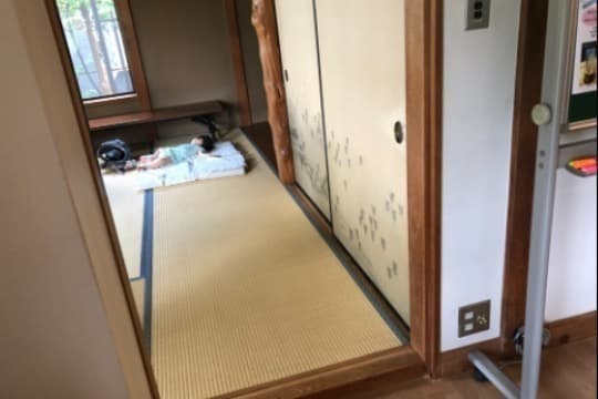 赤ちゃんもすやすやお昼寝できる安心感たっぷりの自然堂をサポートの画像