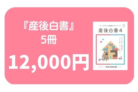 ●『産後白書4』5冊送付コース(寄付金控除対象外)の画像