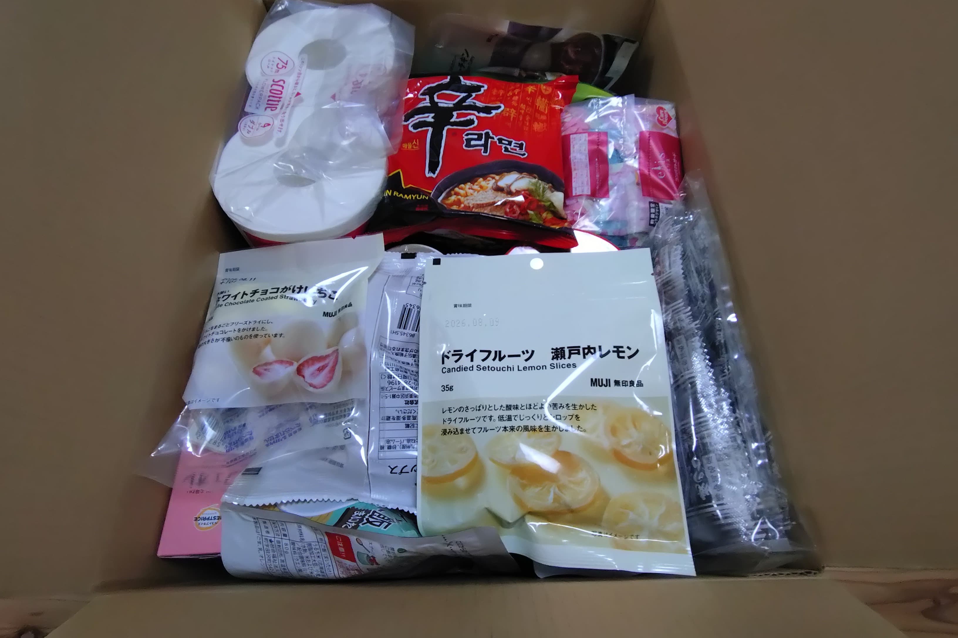 フードバンクと連携した食料支援2回分の画像