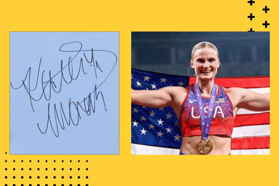 【限定2枚】アメリカ代表・ケイティ選手直筆サインコースの画像