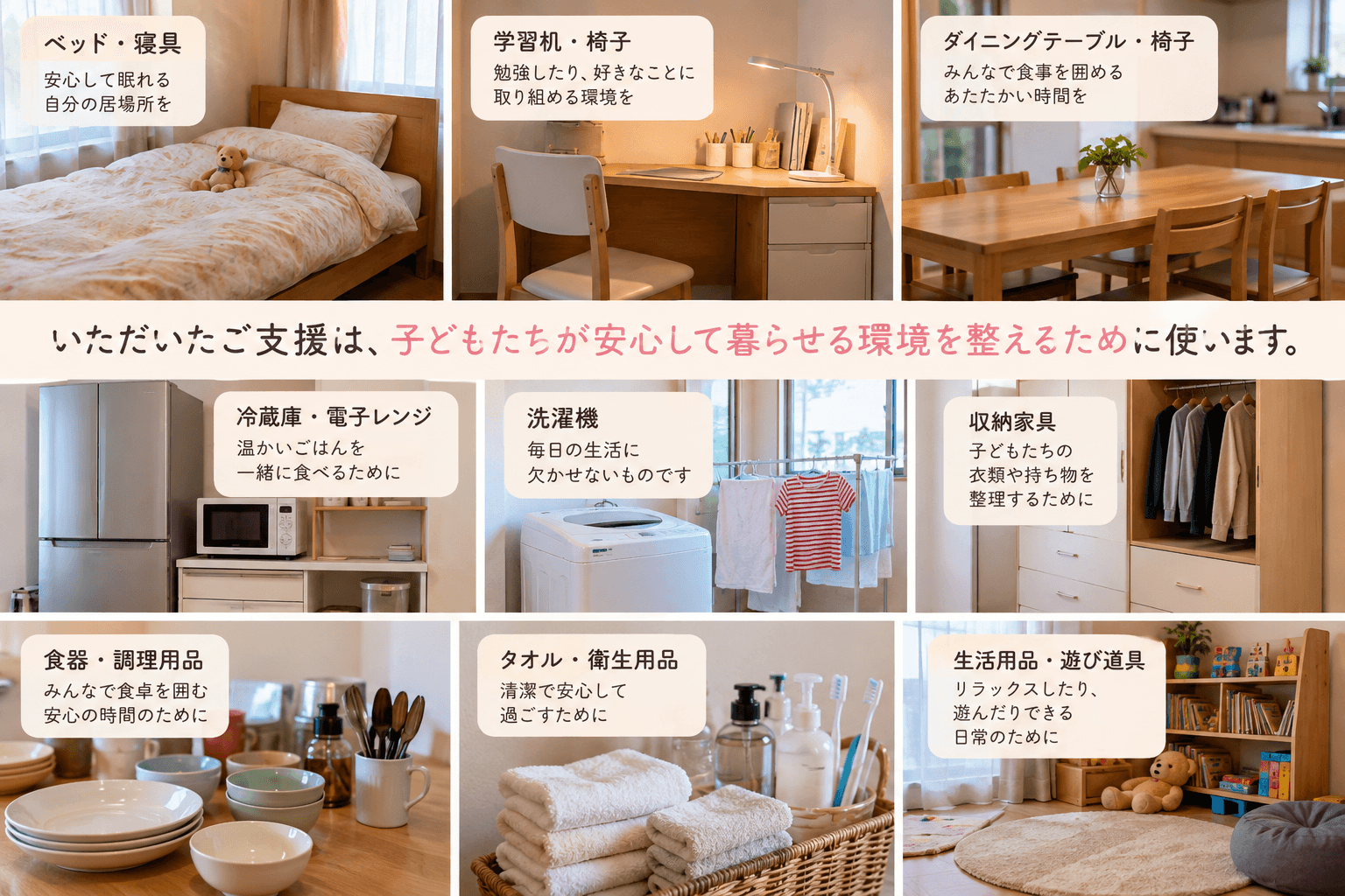 「安心して眠り、暮らせる環境をつくるために」の画像