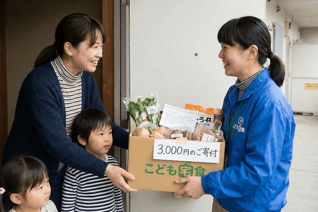 3,000円で: 1家庭へ「こども宅食」を届け、対話のきっかけを作れます。 Image