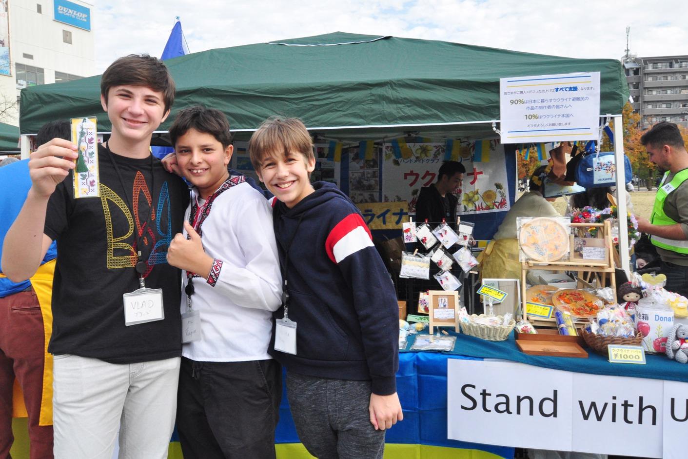 1ブースの設営の画像