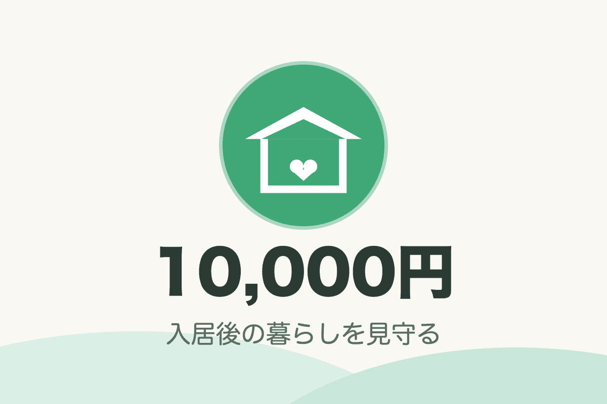 10,000円支援プランの画像