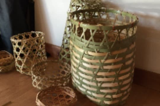 けーたーの手作りの竹かごプレゼントで応援!! Image